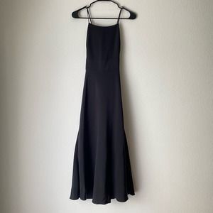 J.Crew sz 6 spaghetti strap flare cocktail dress 100% silk